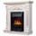 Портал Firelight Barocco Classic шпон белый дуб с золотой патиной