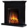 Портал Firelight Bianco 25 черная эмаль